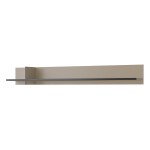 Wall shelf CROSS Helvetia 180 cm, Congo with black