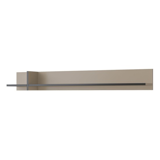 מדף קיר CROSS Helvetia 180, קונגו עם שחור