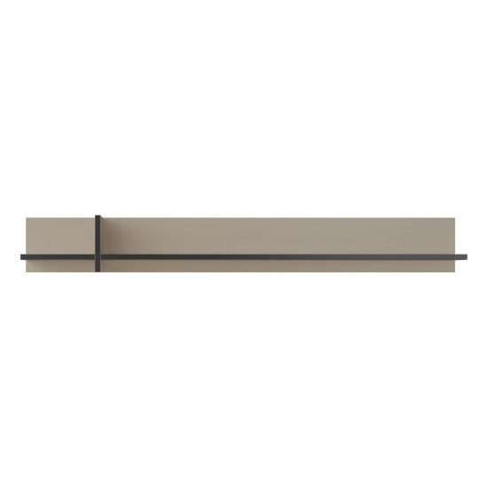 מדף קיר CROSS Helvetia 180, קונגו עם שחור