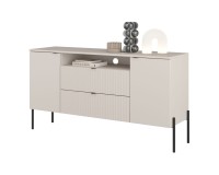 Chest of drawers ORE 140 cm, fluted cashmere Chest of drawers ORE 140 cm, fluted cashmere