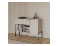 Chest of drawers ORE 105 cm, fluted cashmere Chest of drawers ORE 105 cm, fluted cashmere