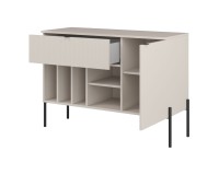 Chest of drawers ORE 105 cm, fluted cashmere Chest of drawers ORE 105 cm, fluted cashmere
