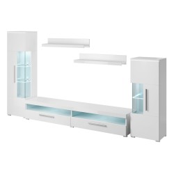 Wall unit INDIA, white, option 1