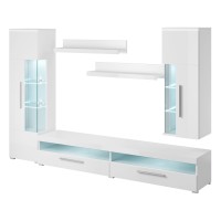 Wall unit INDIA, white, option 2