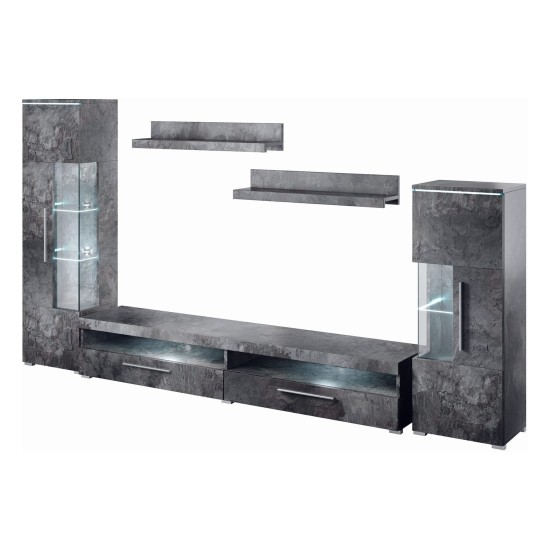 Wall unit INDIA, Schiefer, option 1