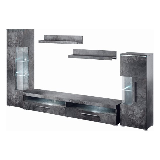 Wall unit INDIA, Schiefer, option 1