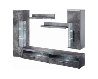 Wall unit INDIA, Schiefer, option 2