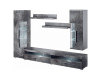 Wall unit INDIA, Schiefer, option 2