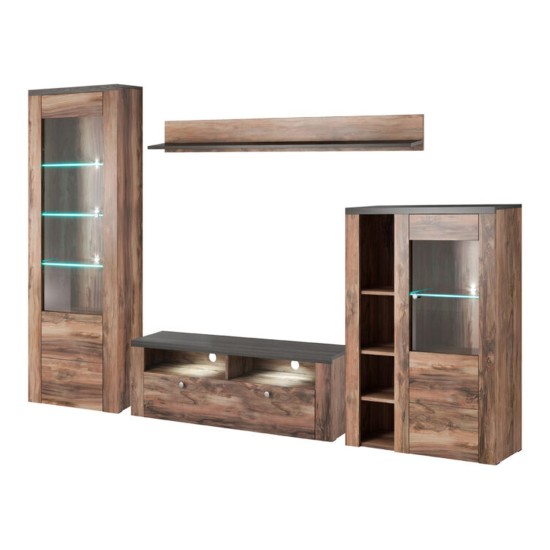 Wall unit LARONA, touchwood