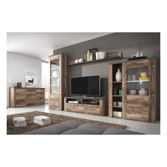 Wall unit LARONA, touchwood