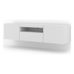 מזנון טלוויזיה AURA 150, לבן מט