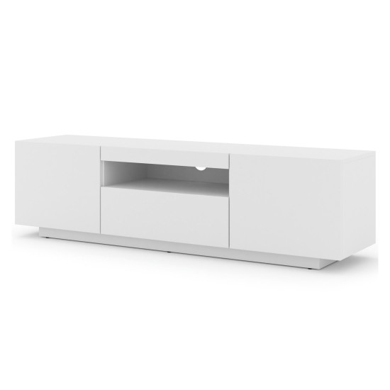 מזנון טלוויזיה AURA 150, לבן מט מזנון טלוויזיה AURA 150, לבן מט