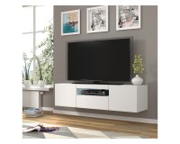 מזנון טלוויזיה AURA 150, לבן מט, עם תאורה מזנון טלוויזיה AURA 150, לבן מט, עם תאורה