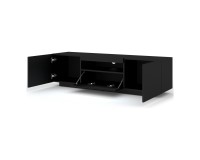 Тумба ТВ AURA 150 см, чёрный матовый Тумба ТВ AURA 150 см, чёрный матовый