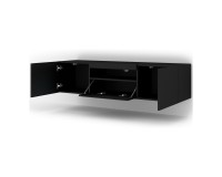 Тумба ТВ AURA 150 см, чёрный матовый Тумба ТВ AURA 150 см, чёрный матовый