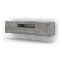 Тумба ТВ AURA 150 см, бетон