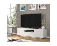 מזנון טלוויזיה AURA 150, לבן מט עם חזית לבן מבריק, עם תאורה מזנון טלוויזיה AURA 150, לבן מט עם חזית לבן מבריק, עם תאורה