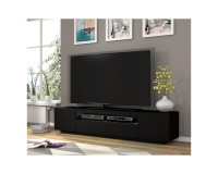 TV unit AURA 200 cm, black mat TV unit AURA 200 cm, black mat
