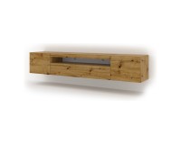 TV unit AURA 200 cm, artisan oak, with LED