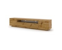 TV unit AURA 200 cm, artisan oak, with LED