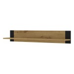 Wall shelf MONDI 125 cm, artisan oak