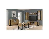 Wall shelf MONDI 125 cm, artisan oak