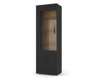 Chest of drawers ANETTE O 60 cm, black mat with artisan oak Chest of drawers ANETTE O 60 cm, black mat with artisan oak