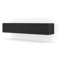 TV unit BINGO 160 160 cm, black mat
