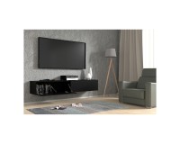 TV unit BINGO 180 180 cm, black mat TV unit BINGO 180 180 cm, black mat