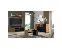 Coffee table AURIS 88 cm, artisan oak