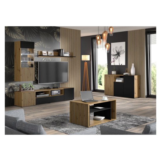 Coffee table AURIS 88 cm, artisan oak