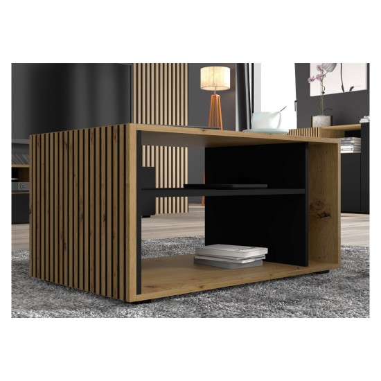 Coffee table AURIS 88 cm, artisan oak