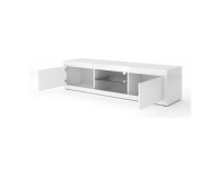 TV unit BELLO BIANCO 5 180 cm, white mat with white gloss front TV unit BELLO BIANCO 5 180 cm, white mat with white gloss front