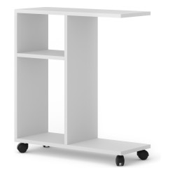 Coffee table TRASCO 1 60 cm, white mat