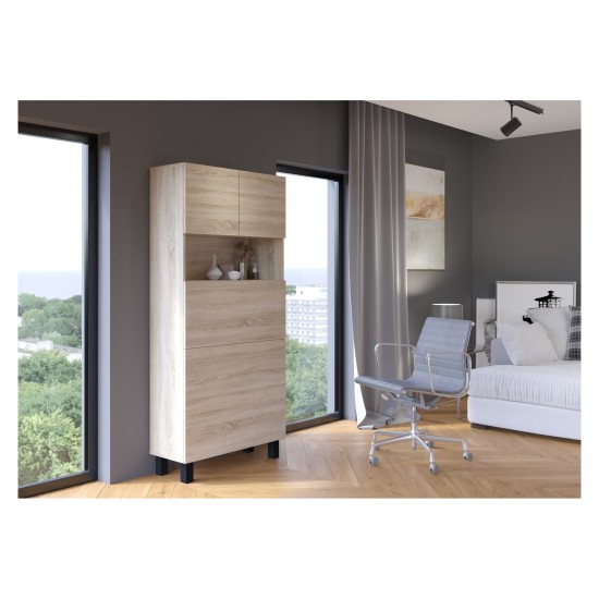 Bookcase HOMI 80 cm, sonoma oak