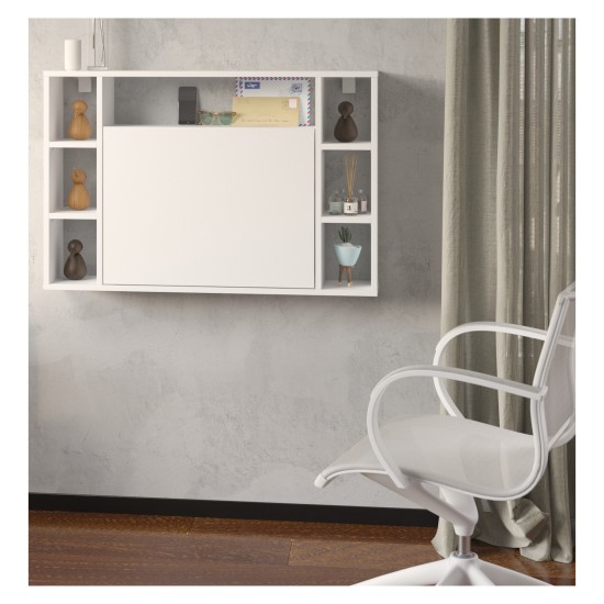 Bookcase MUSE 94 cm, white mat
