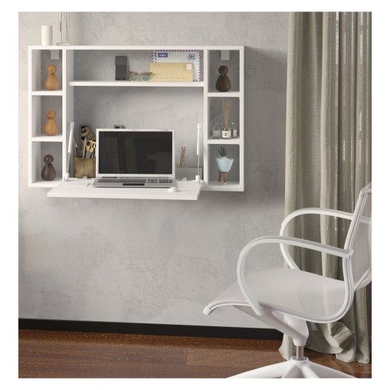 Bookcase MUSE 94 cm, white mat