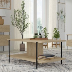 Coffee table DRAGONFLY 110 cm, cremona oak