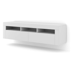TV unit MORENO 160 cm, white mat