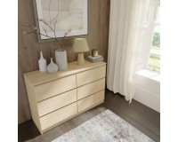 Комод MAJA S6 120 см, 6 ящиков, дуб кремона Комод MAJA S6 120 см, 6 ящиков, дуб кремона