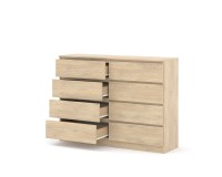 Комод MAJA S8 140 см, 8 ящиков, дуб кремона Комод MAJA S8 140 см, 8 ящиков, дуб кремона