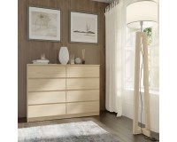 Комод MAJA S8 140 см, 8 ящиков, дуб кремона Комод MAJA S8 140 см, 8 ящиков, дуб кремона
