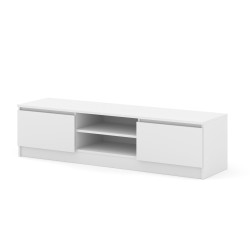 TV unit MAJA 150 cm, 2 doors, white mat