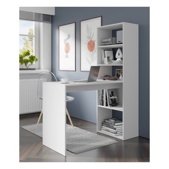 Desk HARMONY 50 cm, white mat