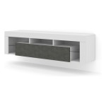 TV unit KAYA 160 cm, white mat