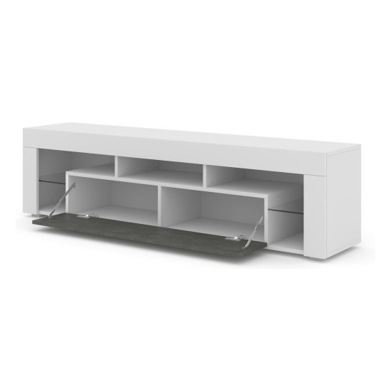 TV unit KAYA 160 cm, white mat TV unit KAYA 160 cm, white mat