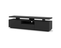 TV unit ADAM 180 cm, black mat