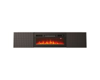 TV unit COAL 180 cm, black mat TV unit COAL 180 cm, black mat