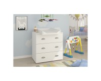Chest of drawers MIA 80 cm, white mat Chest of drawers MIA 80 cm, white mat