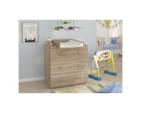 Chest of drawers MIA 80 cm, sonoma oak Chest of drawers MIA 80 cm, sonoma oak